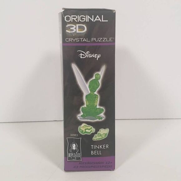 Disney Tinker Bell Original 3-D Crystal Puzzle Level 1 Sealed NEW - Picture 3 of 6